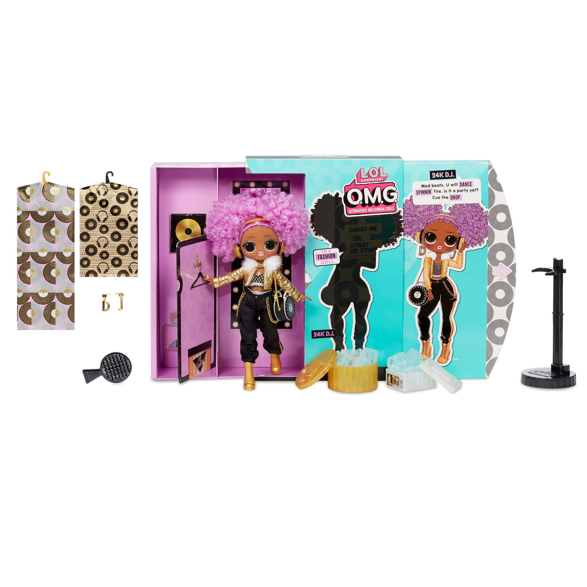 Omg k dj fashion doll with surprises â lol surprise