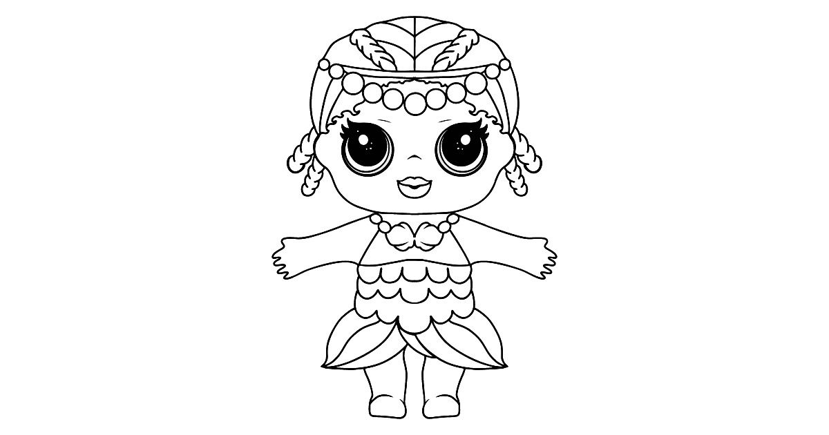 Lol doll coloring pages