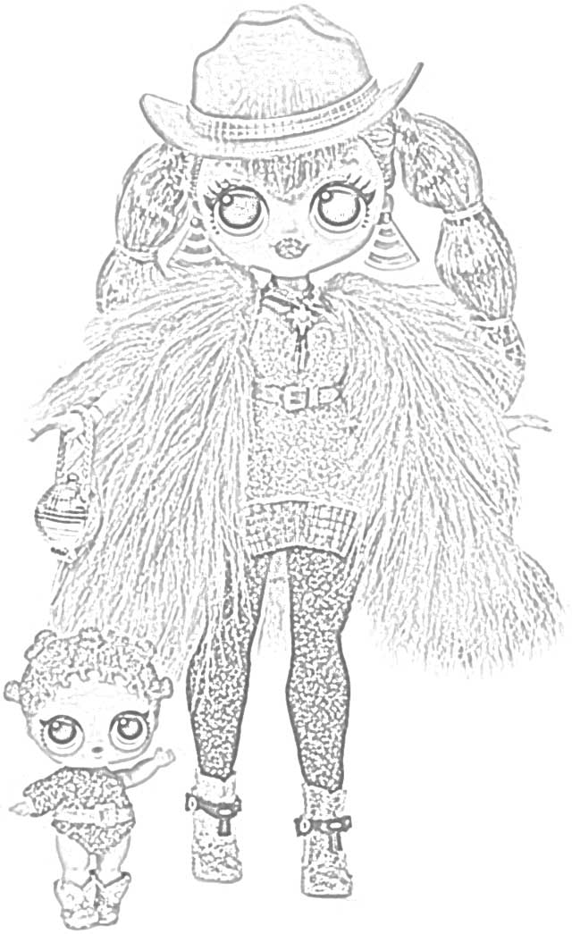The site coloring pages of lol surprise omg outrageous millennial girls fashion dolls