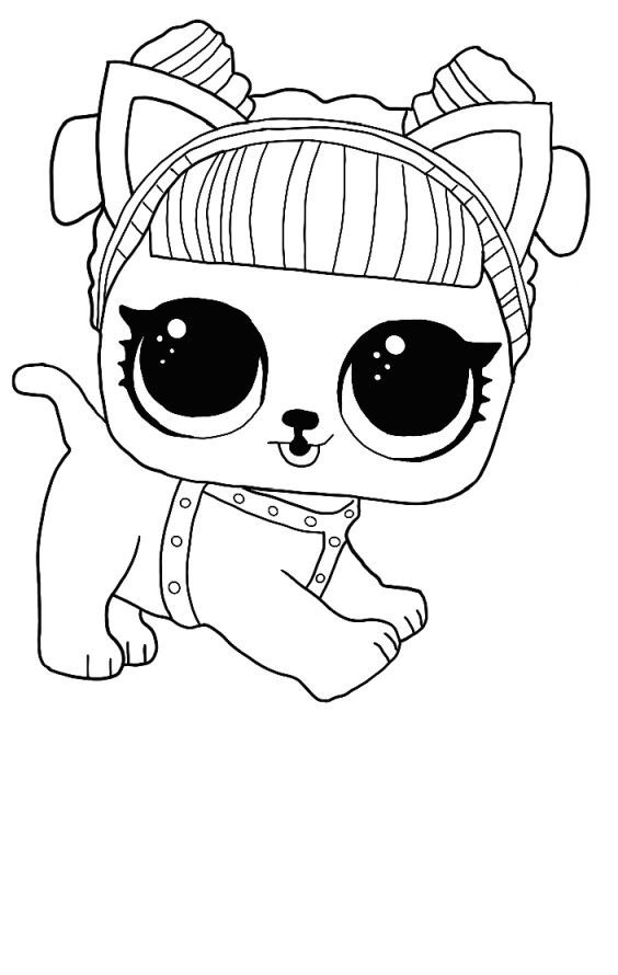 Lol surprise winter disco coloring pages