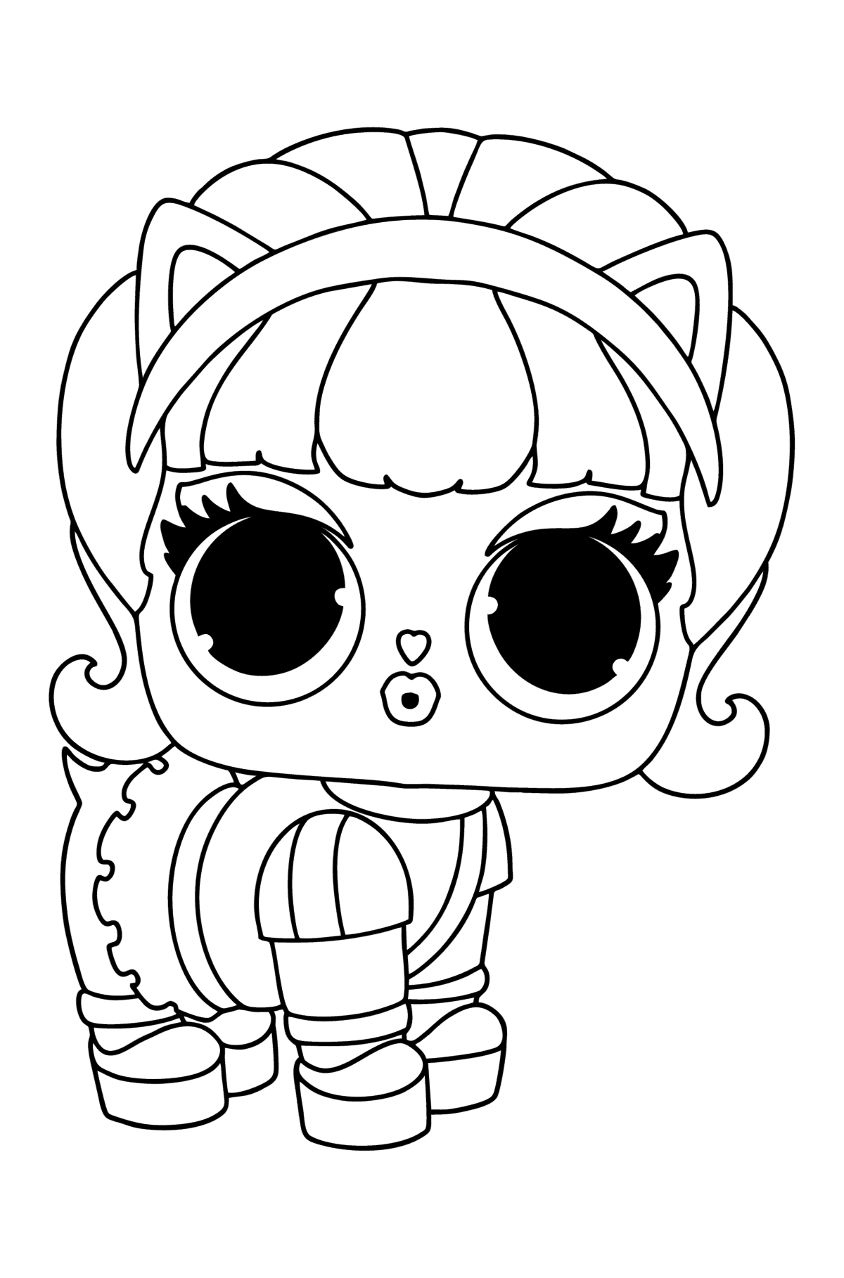 Lol doll coloring pages