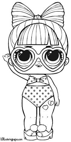 Spf qt series lol surprise doll coloring page boyama sayfalarä mandala boyama kitaplarä boyama sayfalarä