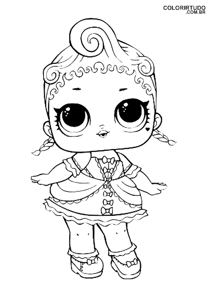 Desenhos para imprimir e colorir lol surprise lol para colorir imprimir