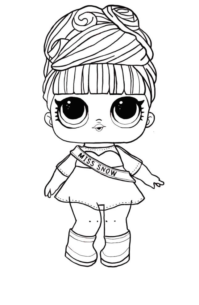 Get creative with free lol surprise winter disco series dolls coloring pages