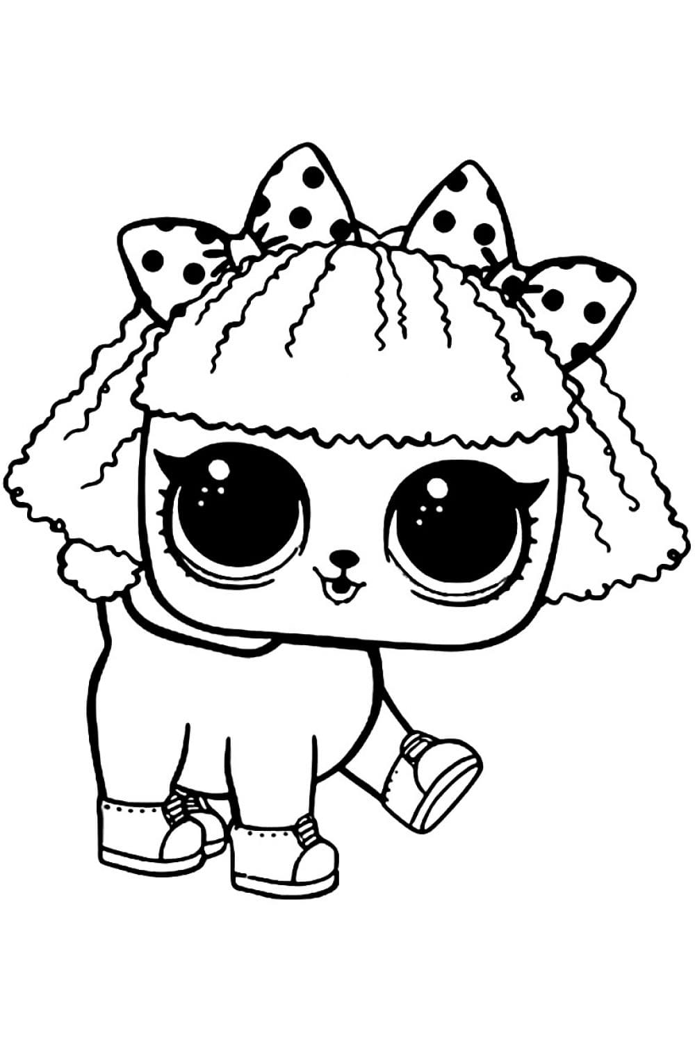 Pupsik lol pets coloring page