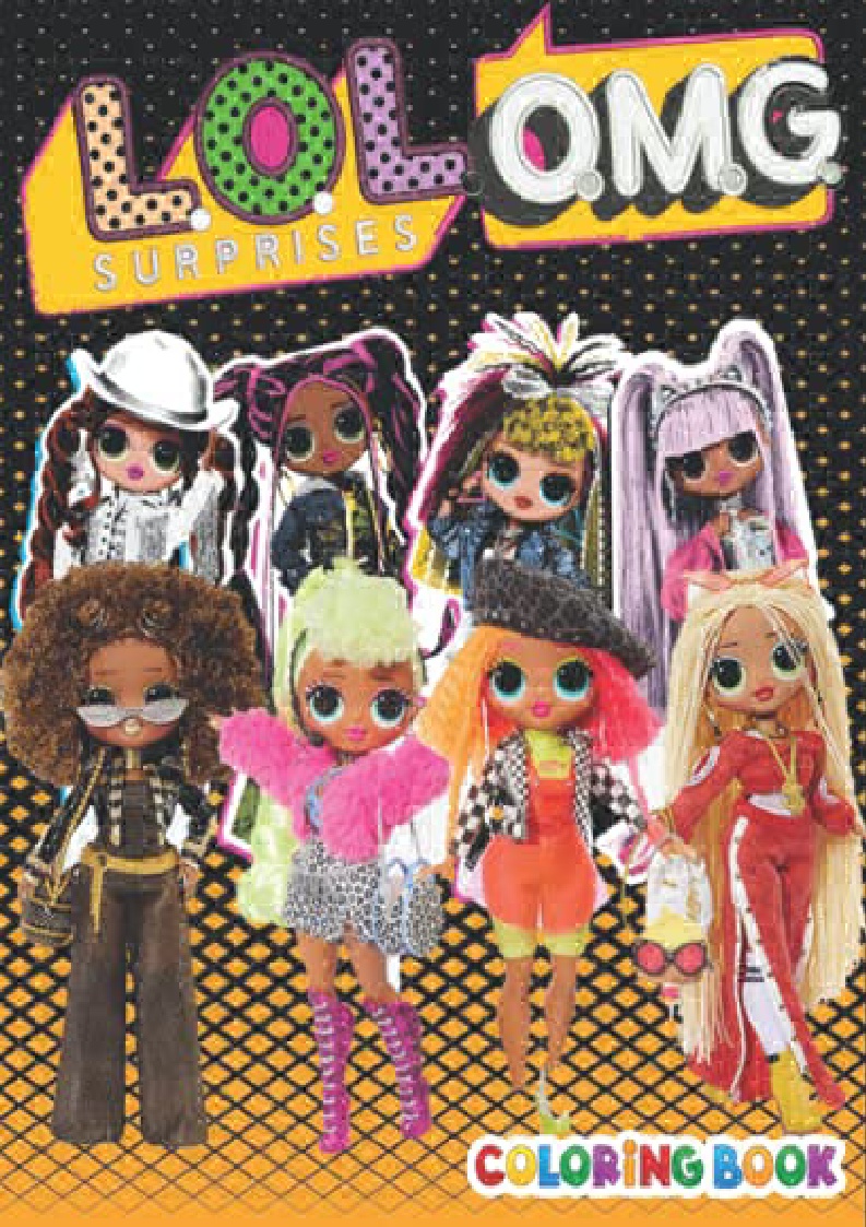 Pdf book download lol surprise omg coloring book an unique coloring book for fan of x