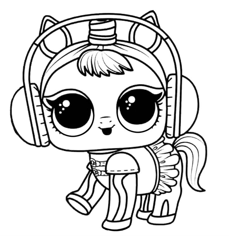 Lol surprise pets cosmic rider coloring page coloring pages coloring books coloring pages for kids