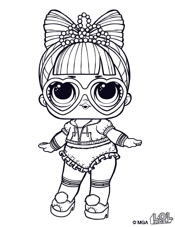 Lol surprise coloring pages