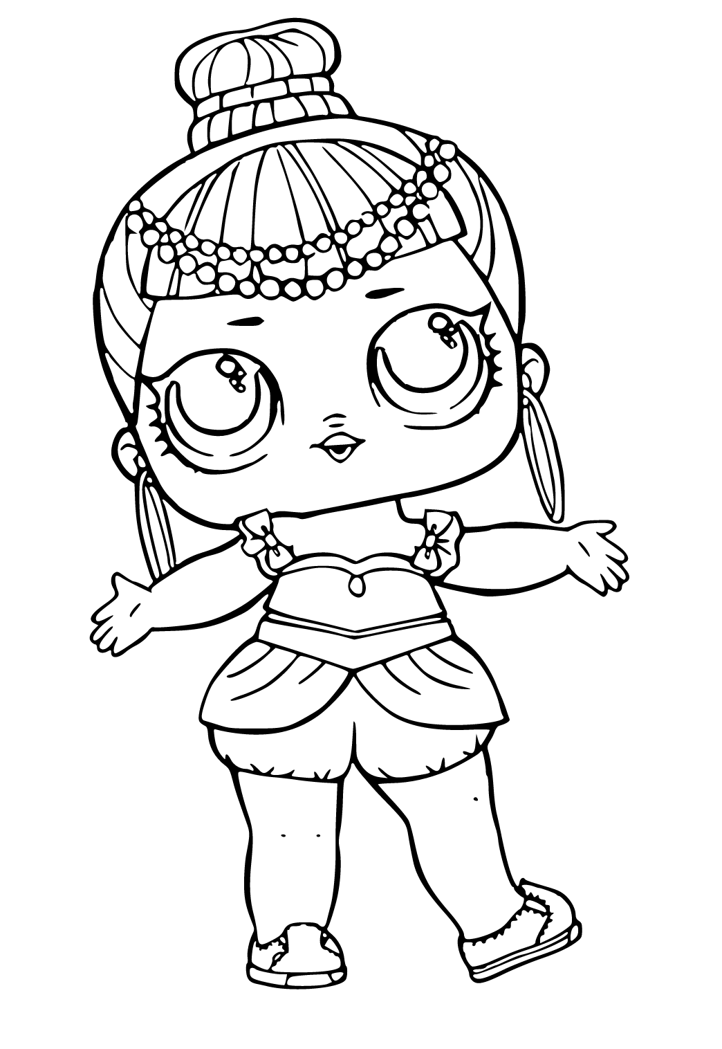 Free printable lol princess coloring page sheet and picture for adults and kids girls and boys