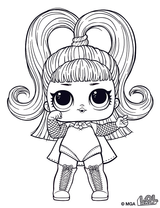 Lol surprise coloring pages
