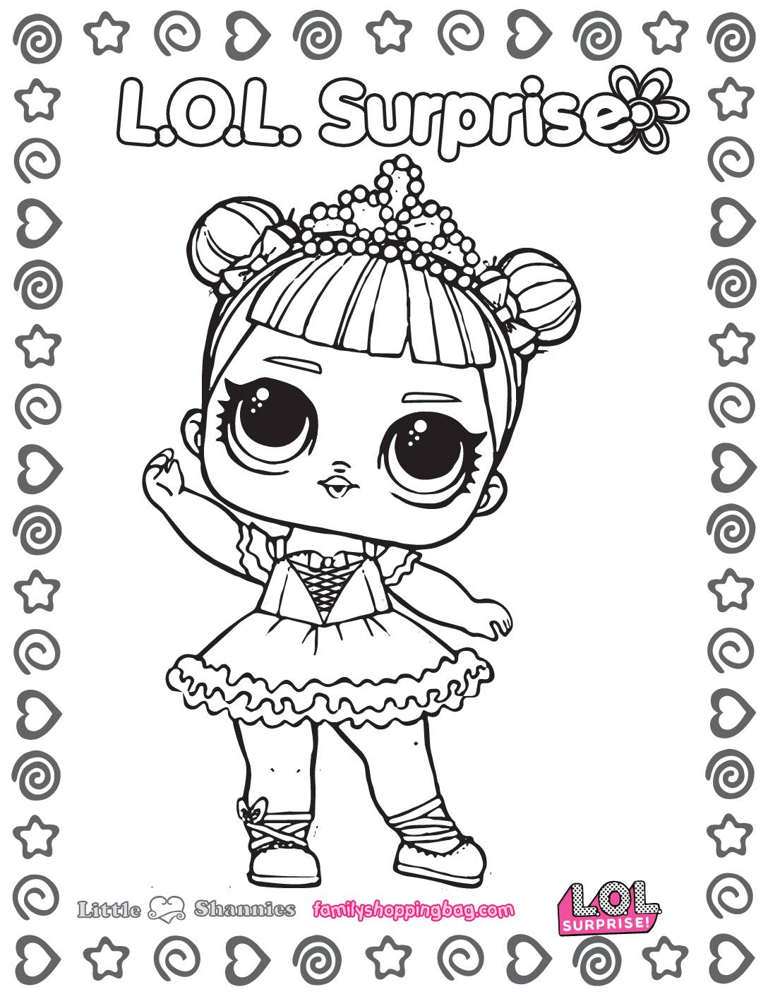Lol surprise coloring page