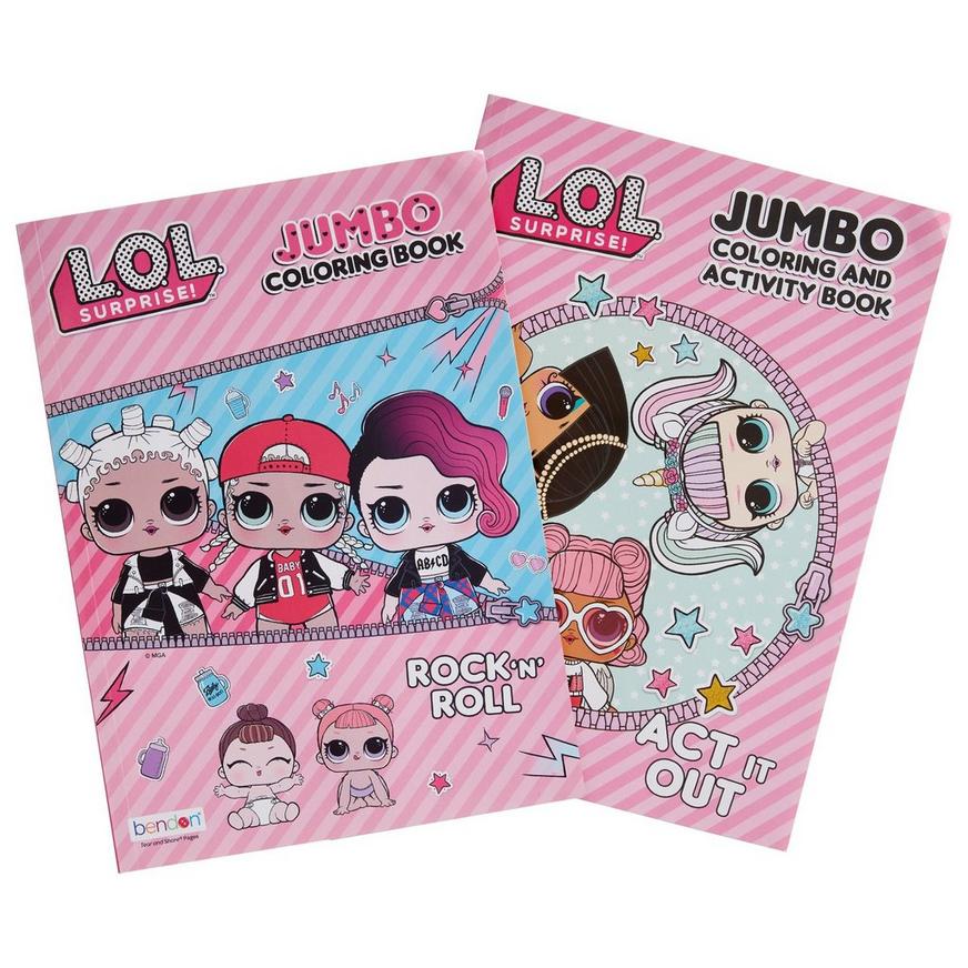 Lol surprise coloring activity book party city
