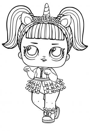 Free printable lol surprise coloring pages for adults and kids