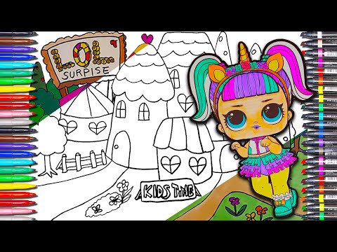Lol surprise coloring book pages years old or older
