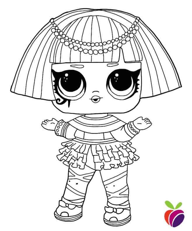 Lol surprise sparkle series coloring page