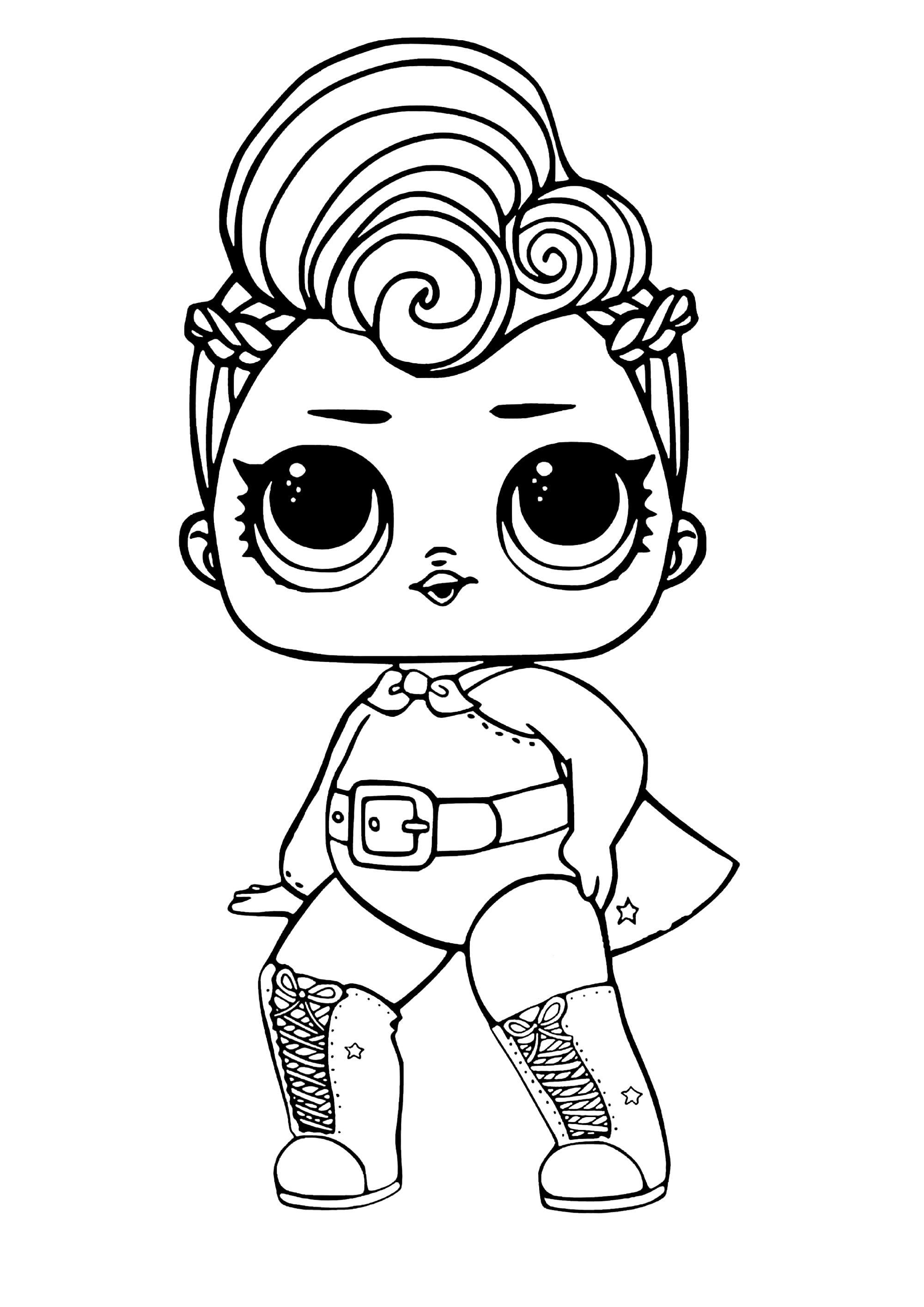 Lol surprise doll in superhero mode