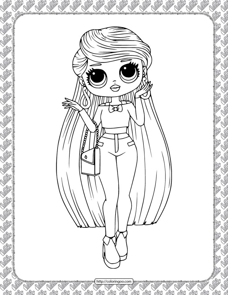 Printable lol surprise lara br coloring page high quality free printable pdf coloring drawing paintinâ coloring pages for kids coloring pages coloring books