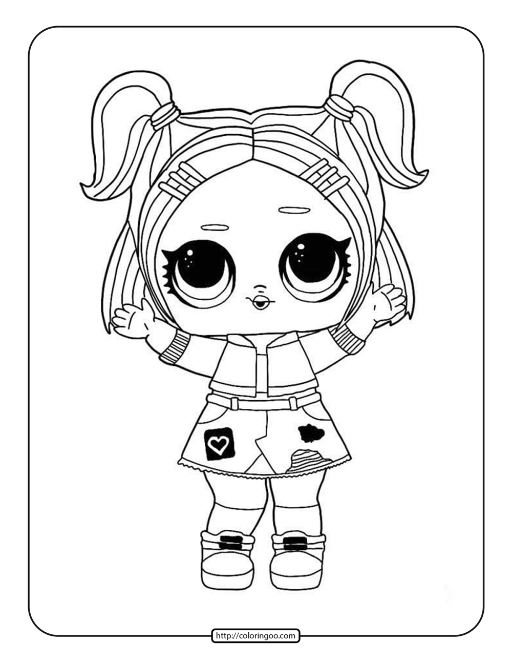 Free lol surprise coloring pages