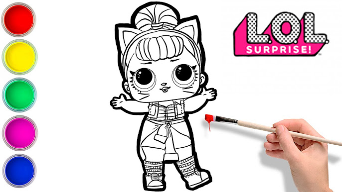 Coloring lol dolls