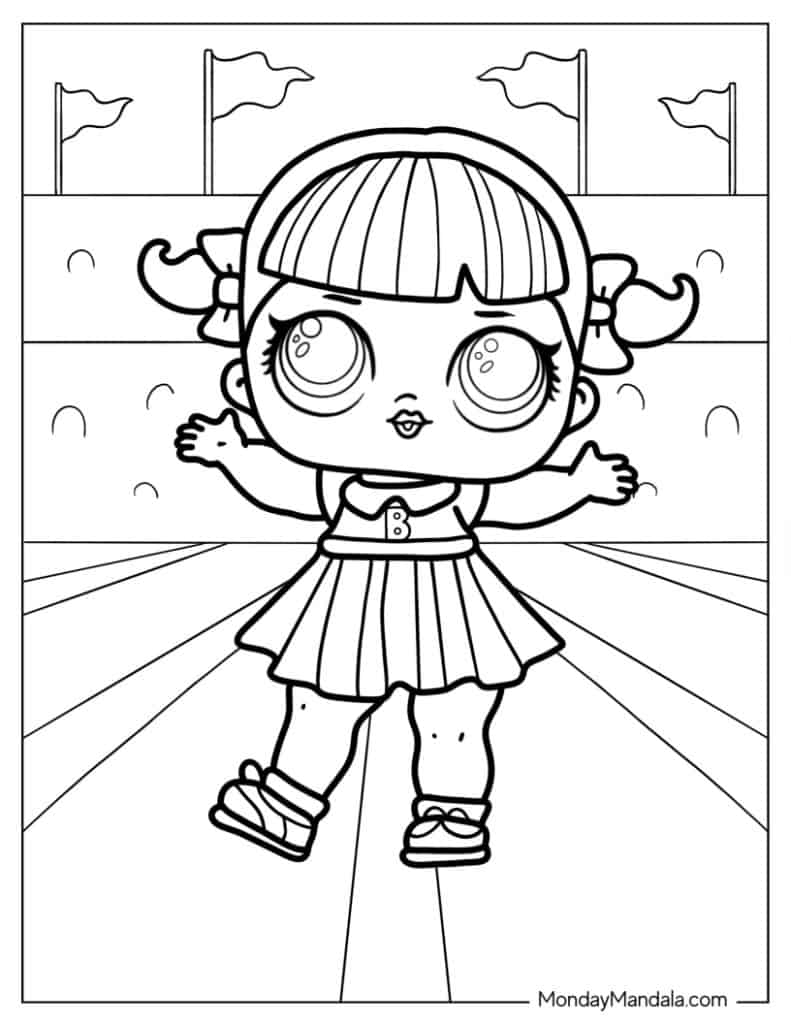 Lol surprise coloring pages free pdf printables