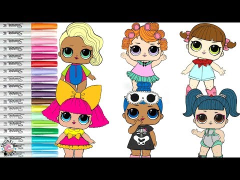 Lol surprise dolls coloring book pilations