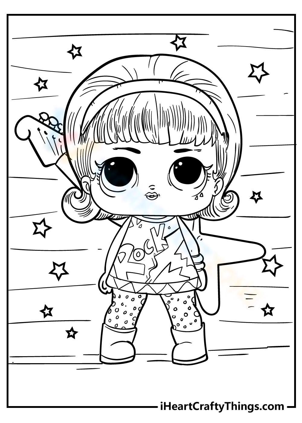 Free printable lol coloring pages lol doll coloring