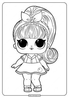 Lol surprise coloring pages free pdf printables lol dolls coloring pages coloring pages for girls