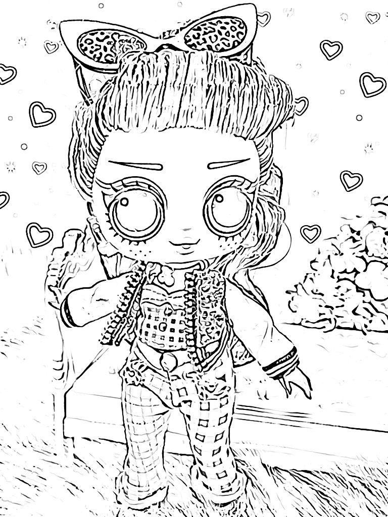 The site coloring pages of lol surprise tweens fashion doll