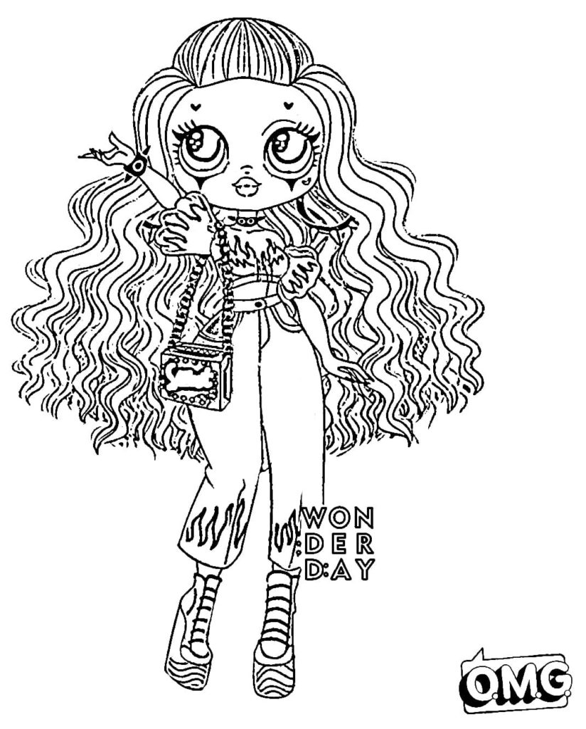 Coloring pages lol omg download or print for free