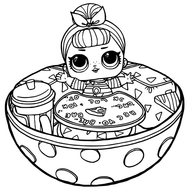 Lol dolls coloring pages