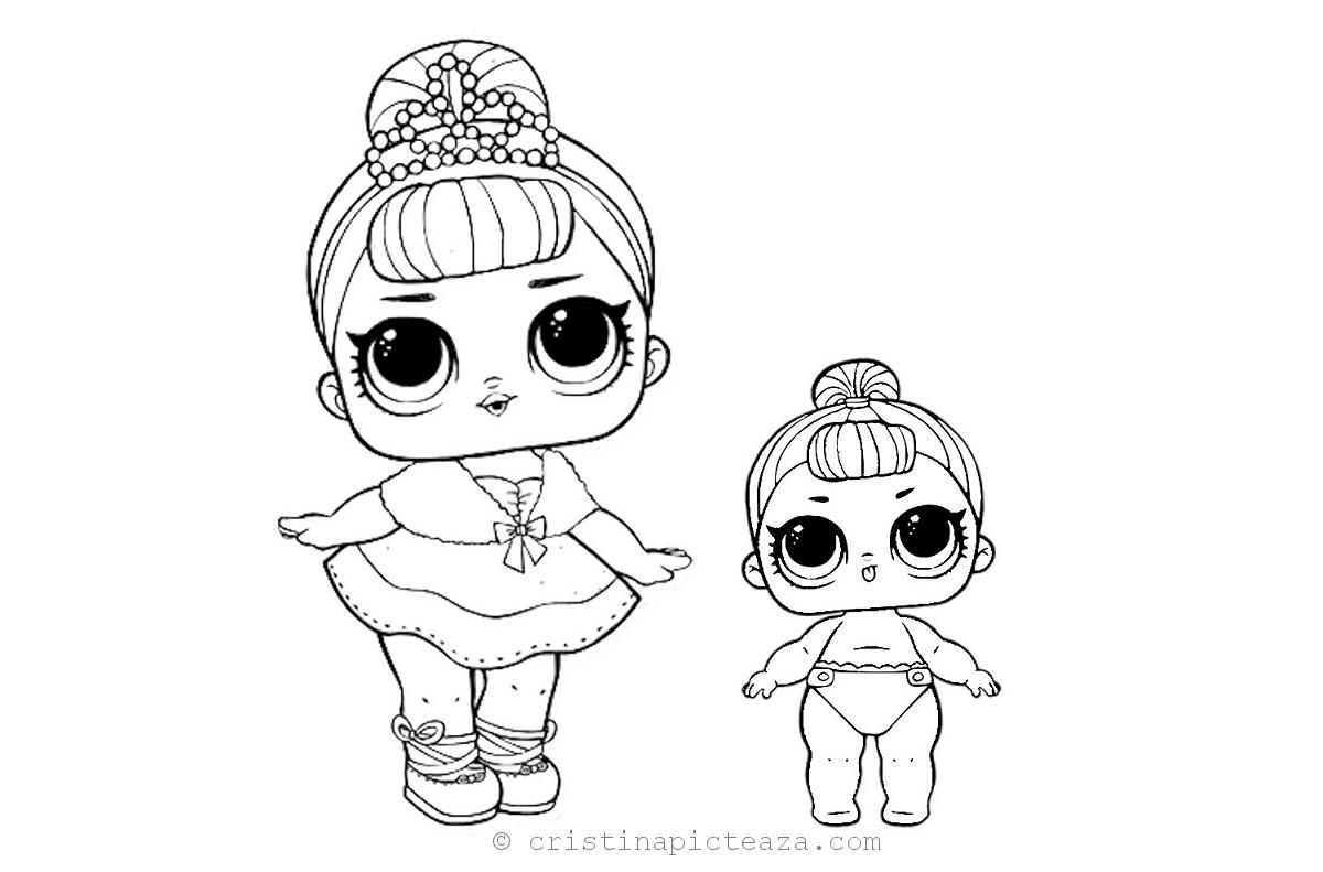 Lol lil sisters coloring pages free download pages