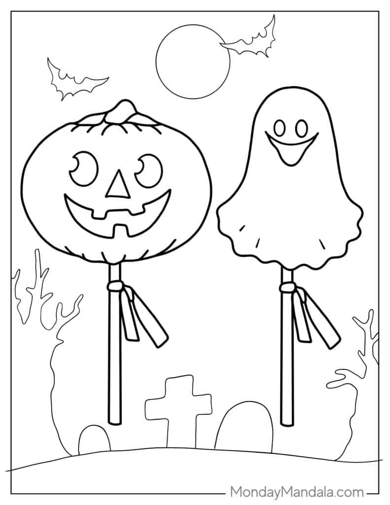Lollipop coloring pages free pdf printables