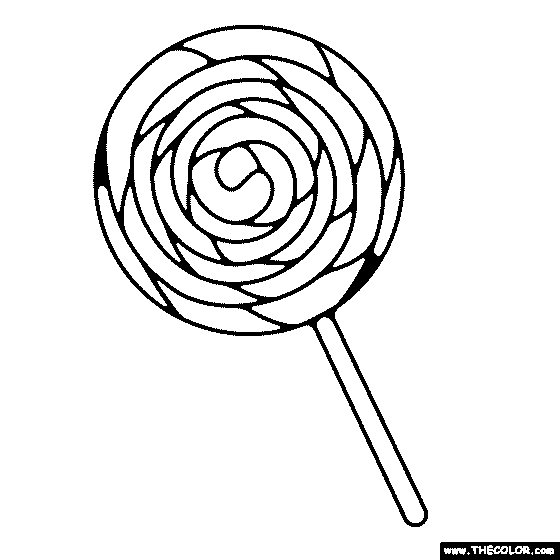 Sweet treats online coloring pages