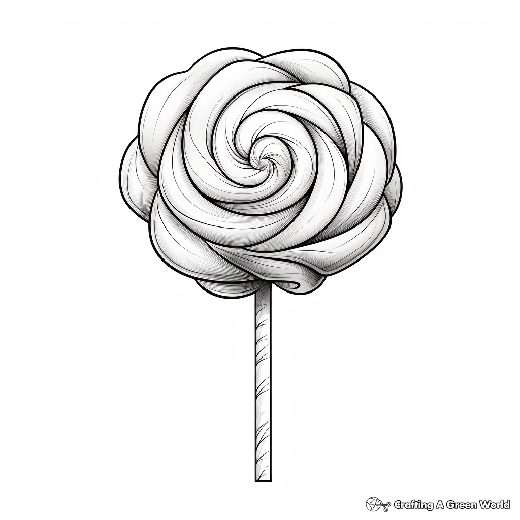 Lollipop coloring pages