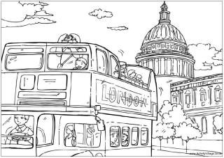 Open bus louring pages london loring pages