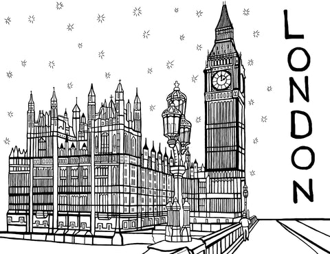Free city coloring pages â you