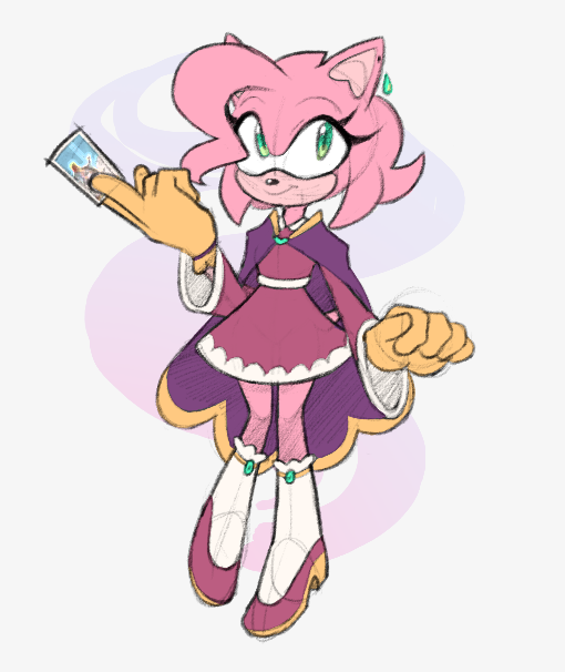 Amy rose redesign amy the fortune