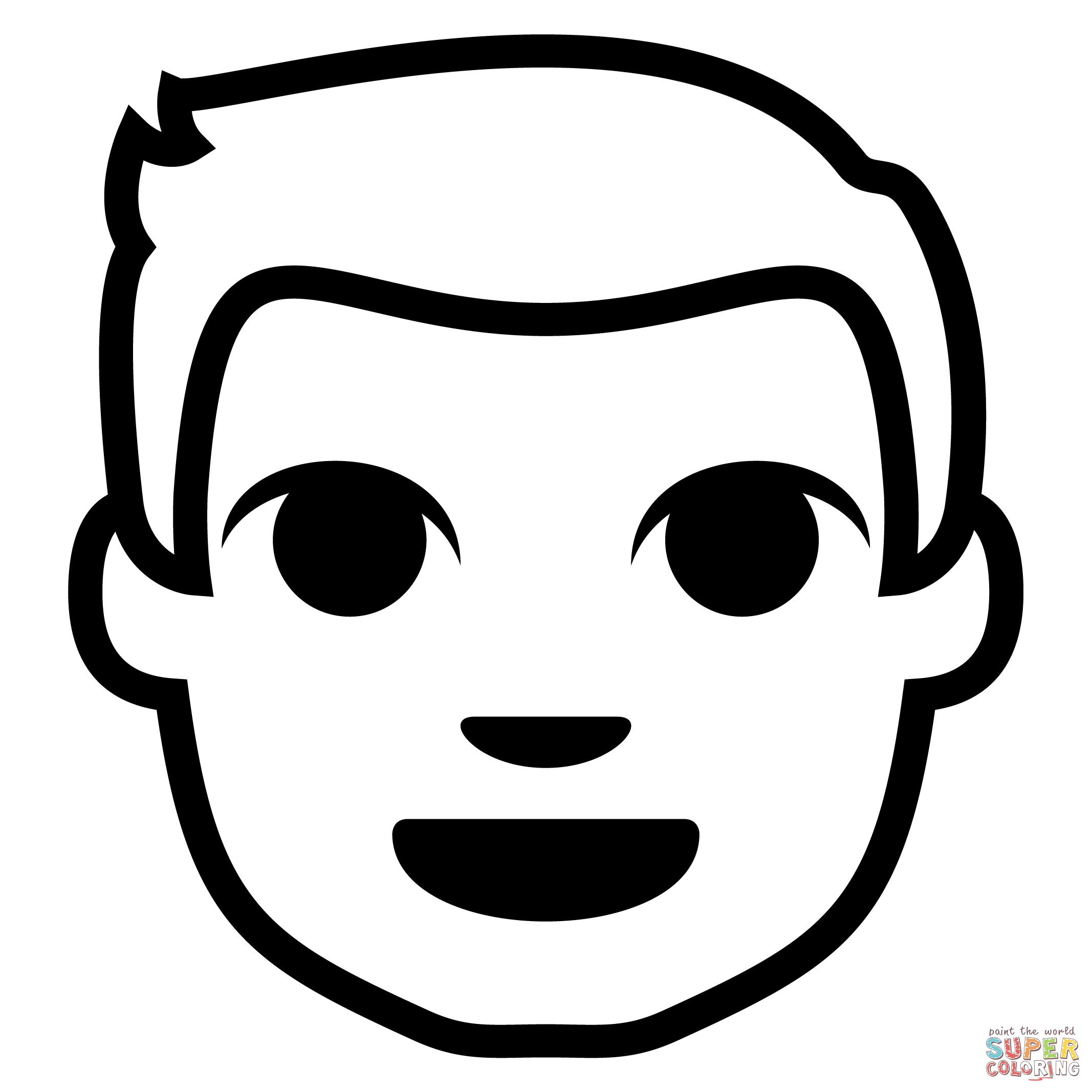 Person blond hair emoji coloring page free printable coloring pages