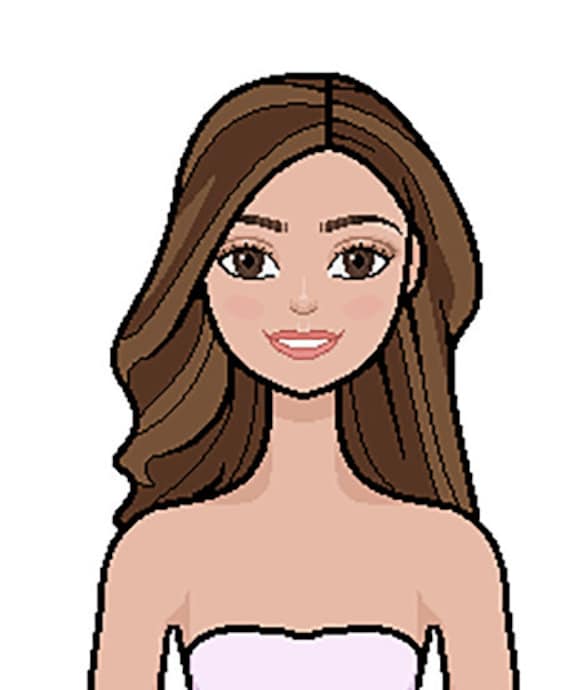 New fashionista printable paper doll prosthetic arm fashion doll latina hispanic doll coloring page