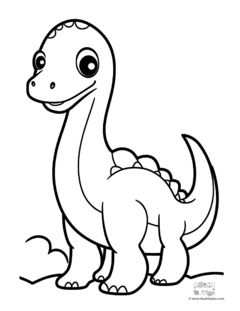Free printable dinosaur coloring pages