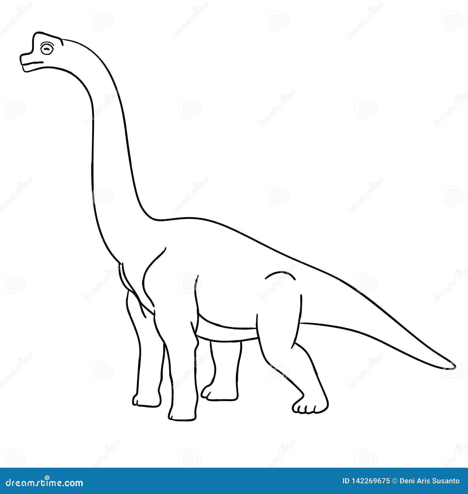Dinosaur coloring page stock illustration illustration of creative