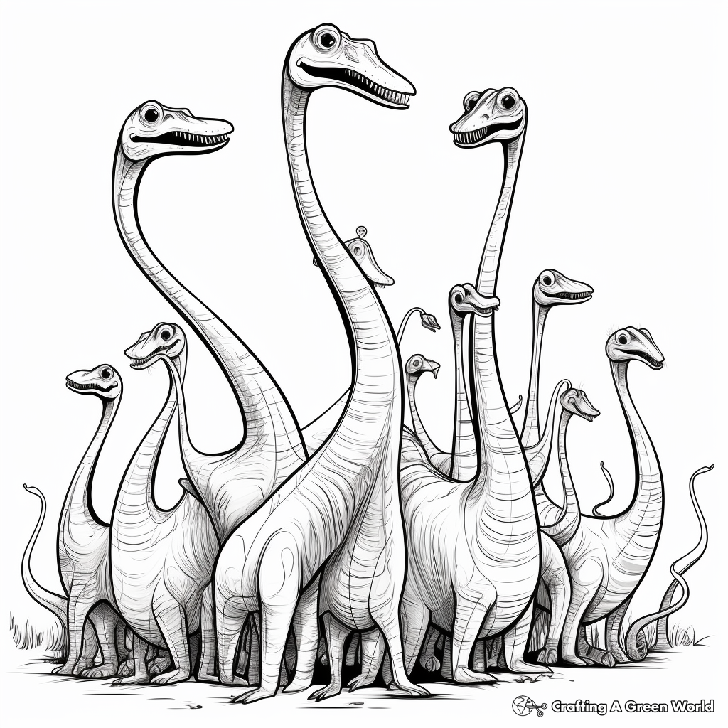 Dinosaurs fighting coloring pages