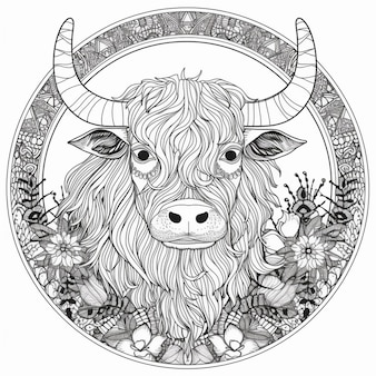 Page longhorn coloring page pictures