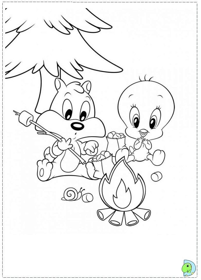 Baby looney tunes coloring pages