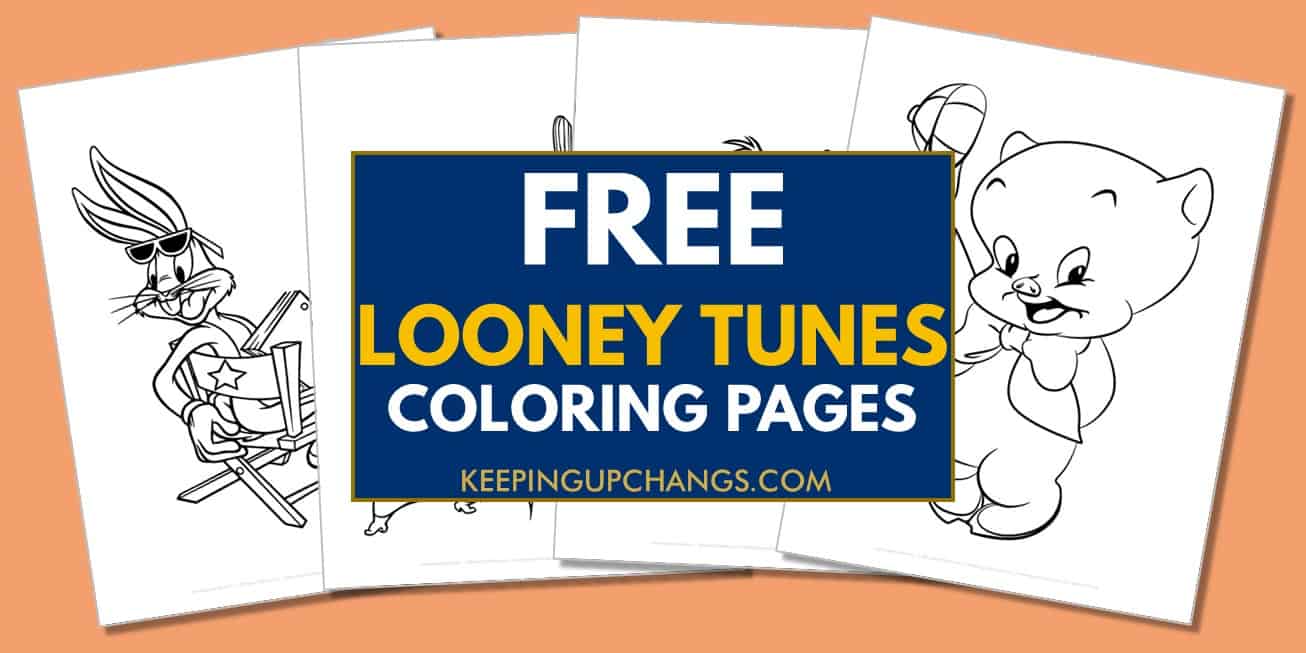 Free looney tunes coloring pages sheets popular printables