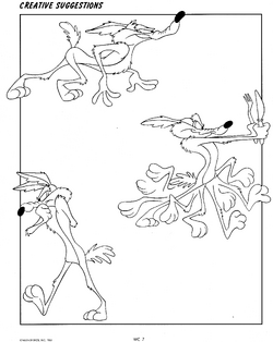 Wile e coyotegallerymodel sheets and style guides looney tunes wiki