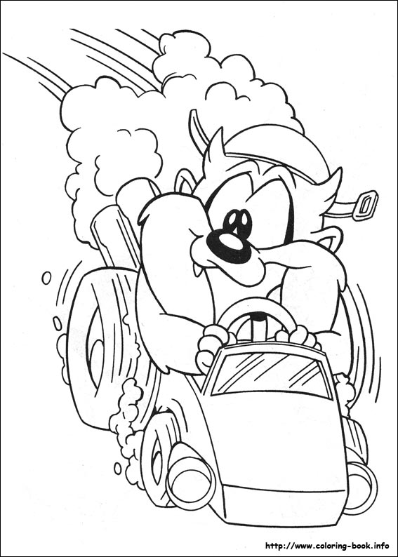 Baby looney tunes coloring picture