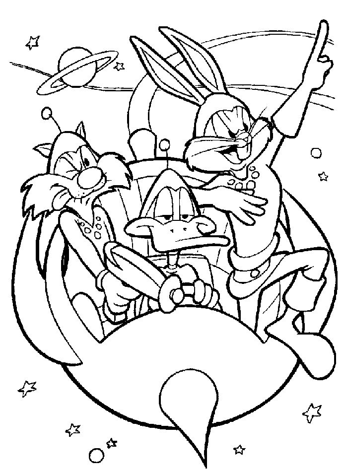 Coloring page looney tunes cartoons â printable coloring pages