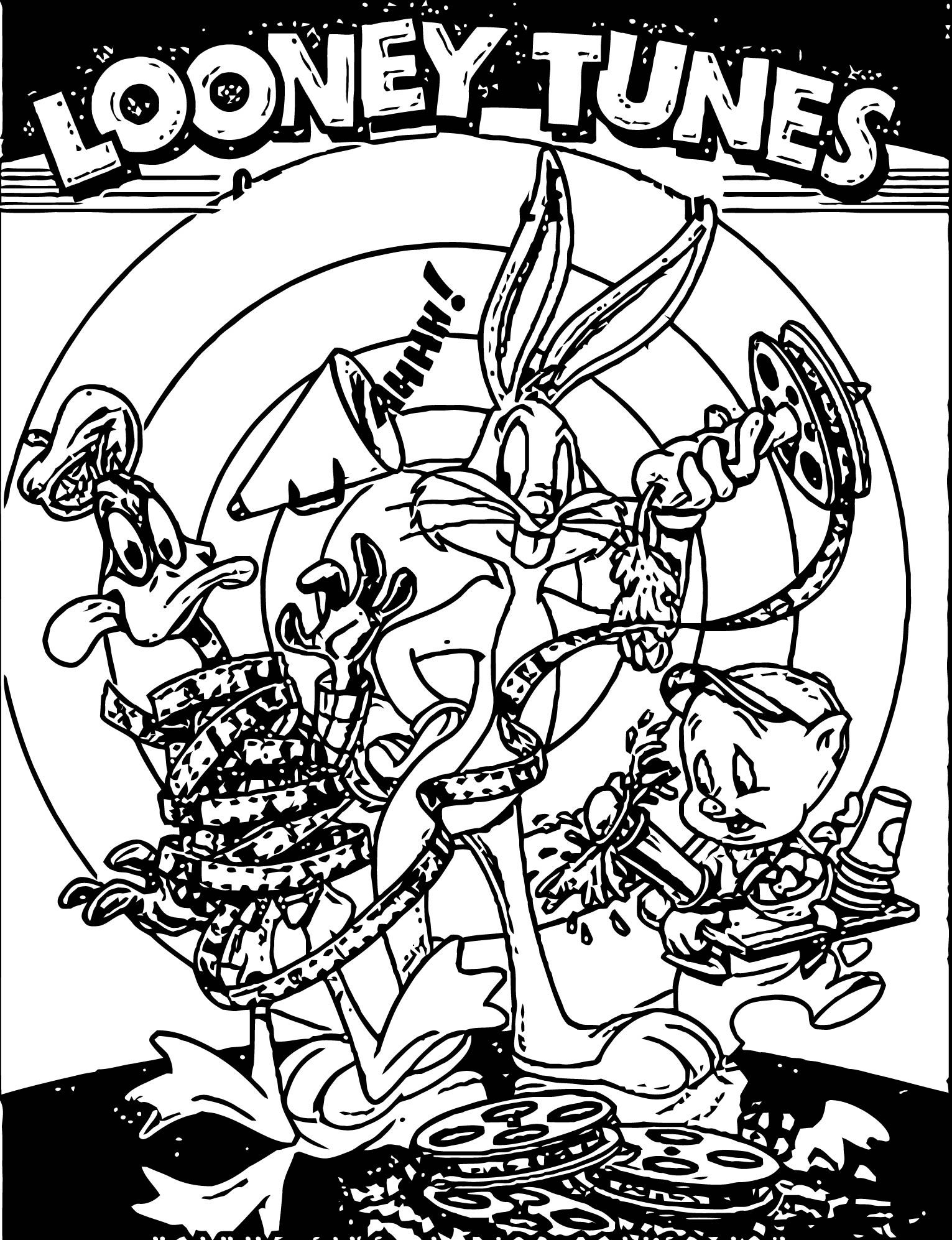 Looney tunes golden collection the looney tunes show coloring page