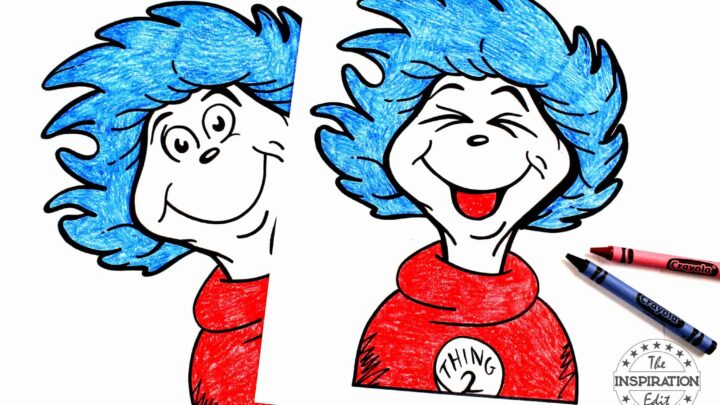 Thing thing coloring pages